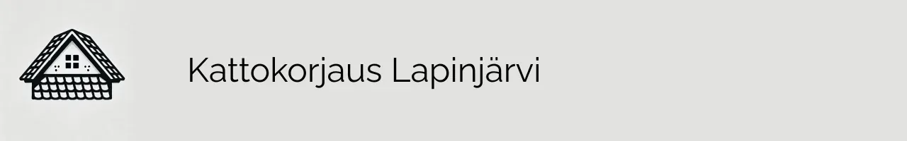 Kattokorjaus Lapinjärvi