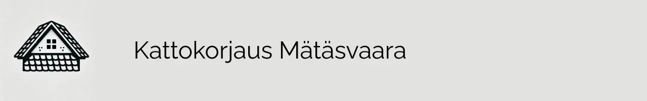 Kattokorjaus Mätäsvaara