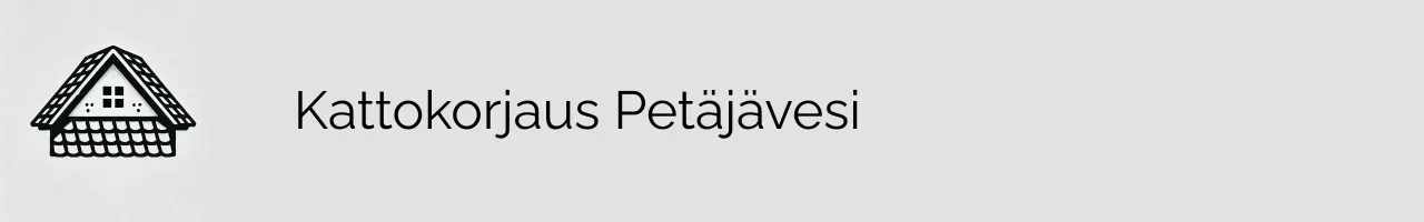 Kattokorjaus Petäjävesi