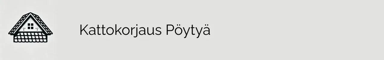 Kattokorjaus Pöytyä