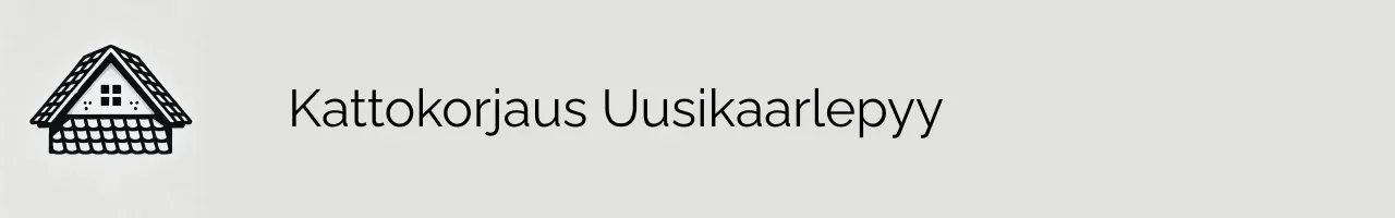 Kattokorjaus Uusikaarlepyy